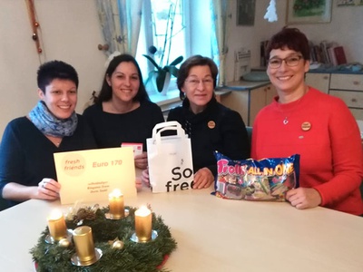 Ladies Nettwork und Ringana Team spenden für ein neues Kinderzimmer