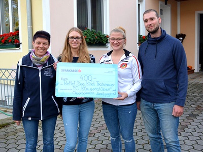 Außenwohngruppe Traismauer-Stollhofen freut sich über Spende