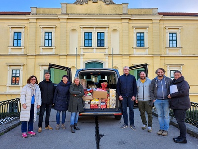 Christkind im Einsatz