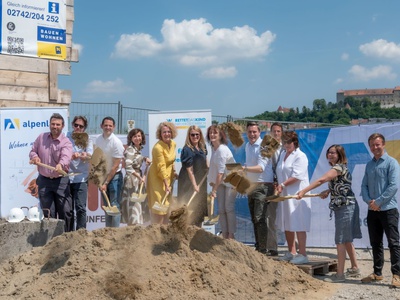 Spatenstich für die Außenwohngruppe Neulengbach